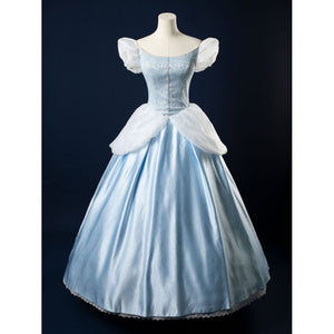 Cinderella Cartoon Version Wedding Dress Cosplay Costume