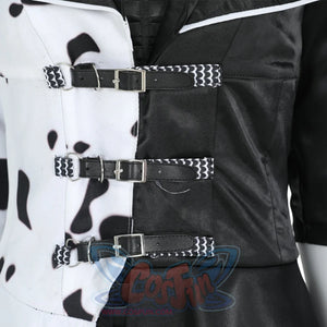 Movie Cruella Estella Cruella De Vil Cosplay Costume C00687 Costumes