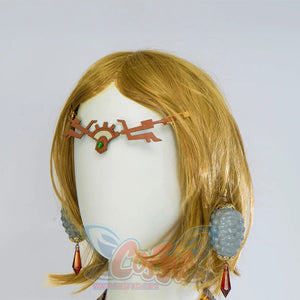 The Legend Of Zelda: Tears The Kingdom Hyrule Princess Zelda Cosplay Costume C08177 Ears*2 + Wig