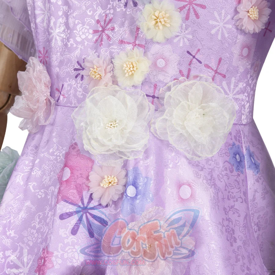 Encanto Isabella Dark Color Cosplay Costume N01033 Costumes