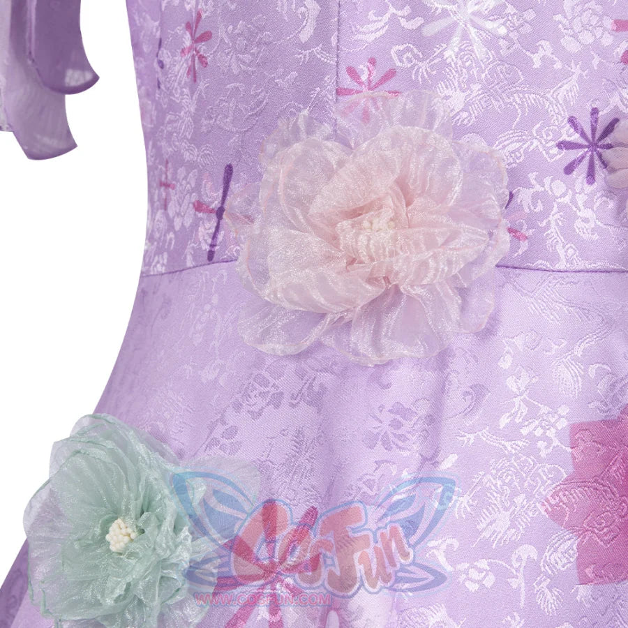 Encanto Isabella Dark Color Cosplay Costume N01033 Costumes