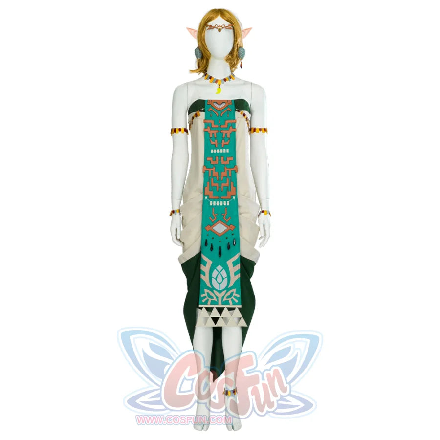 The Legend Of Zelda: Tears The Kingdom Hyrule Princess Zelda Cosplay Costume C08177 Costume-Xs