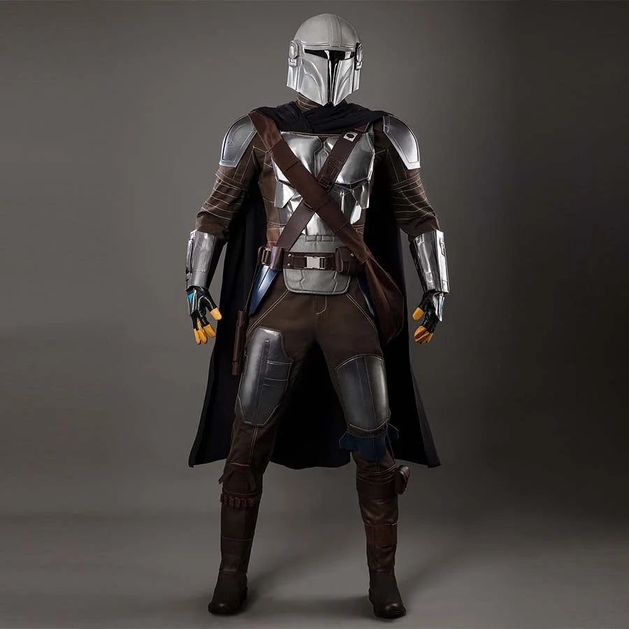 The Mandalorian Cosplay Costume Vest Pants Cloak NO Armor - Foto 8
