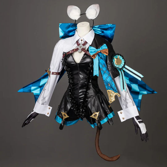 Genshin Impact Lynette Cosplay Costume C08570E B Women / Xs Costumes