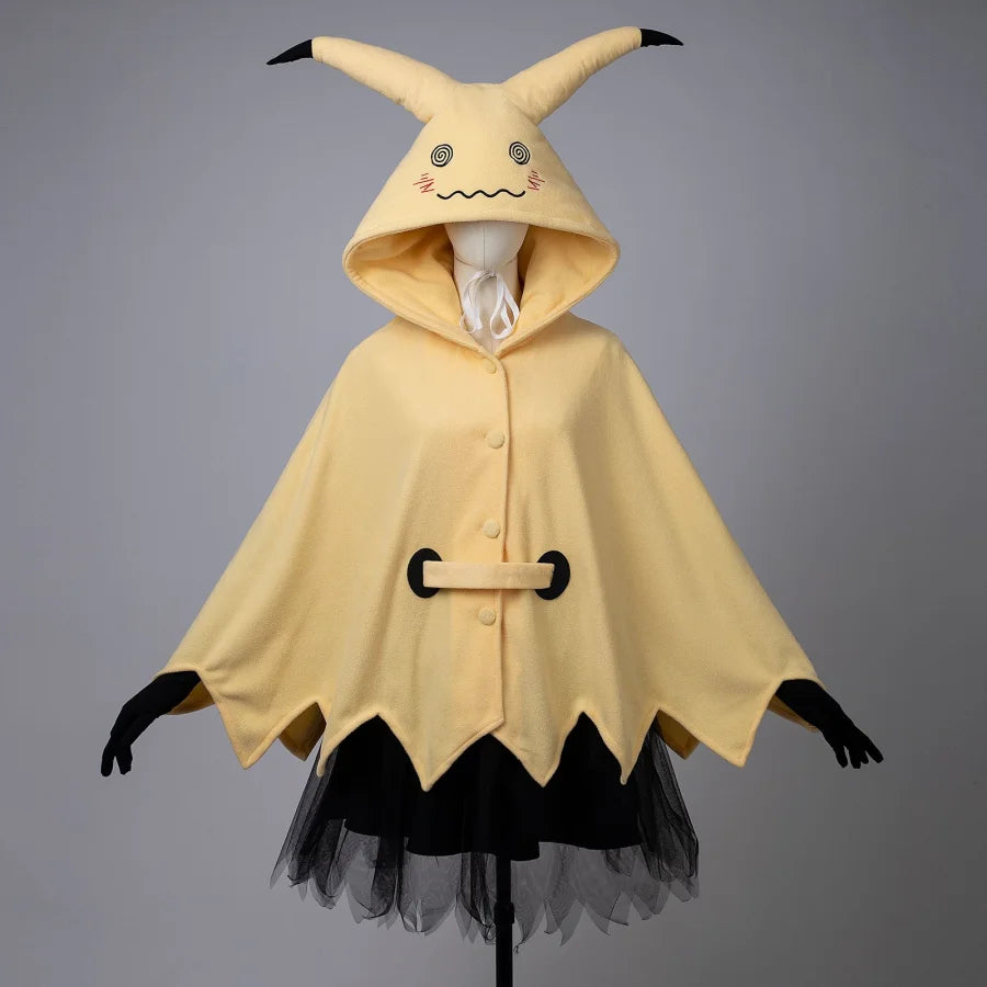 Cute Electric Critter Yellow Grunge Cosplay Cape FY0161 Sweatshirt