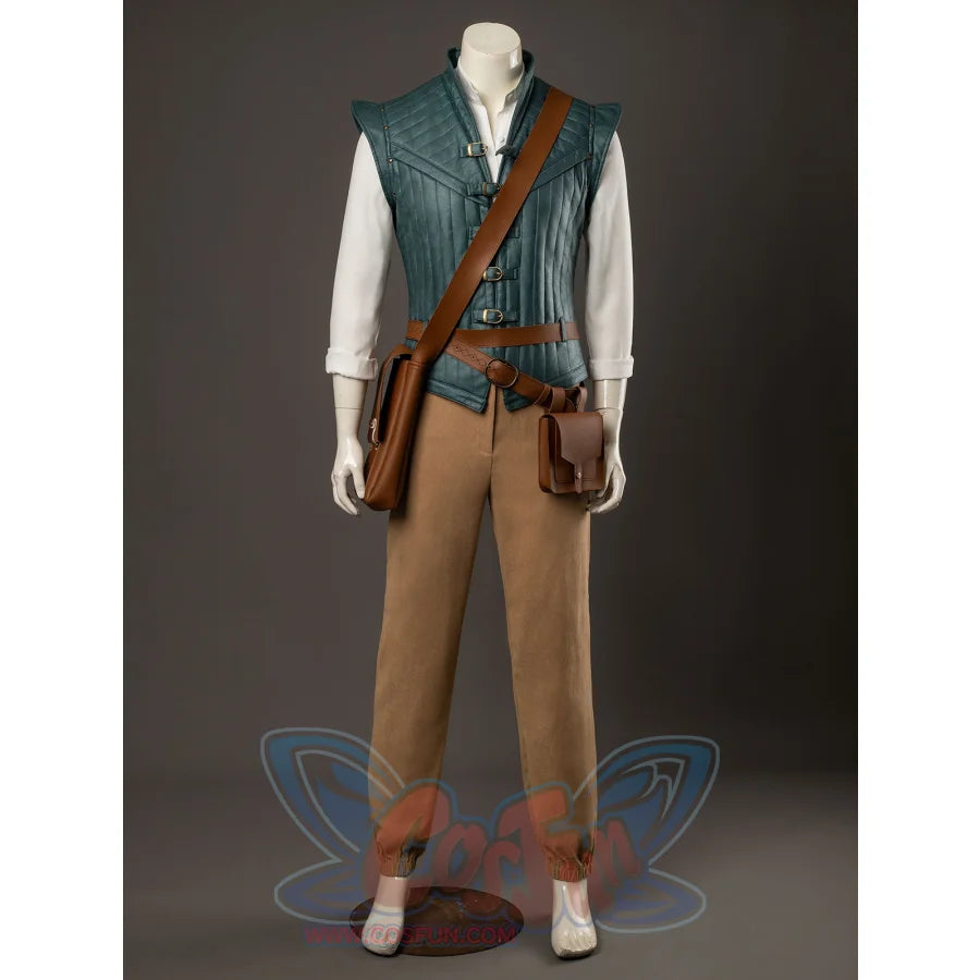 Fairy Tale Rogue Prince Adventurer Flynn Ryder Cosplay Costume BST0060 Costumes