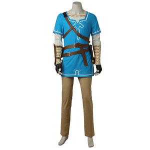 The Legend Of Zelda: Breath The Wild Link Champions Tunic Cosplay Costumes Upgraded Version C08021S