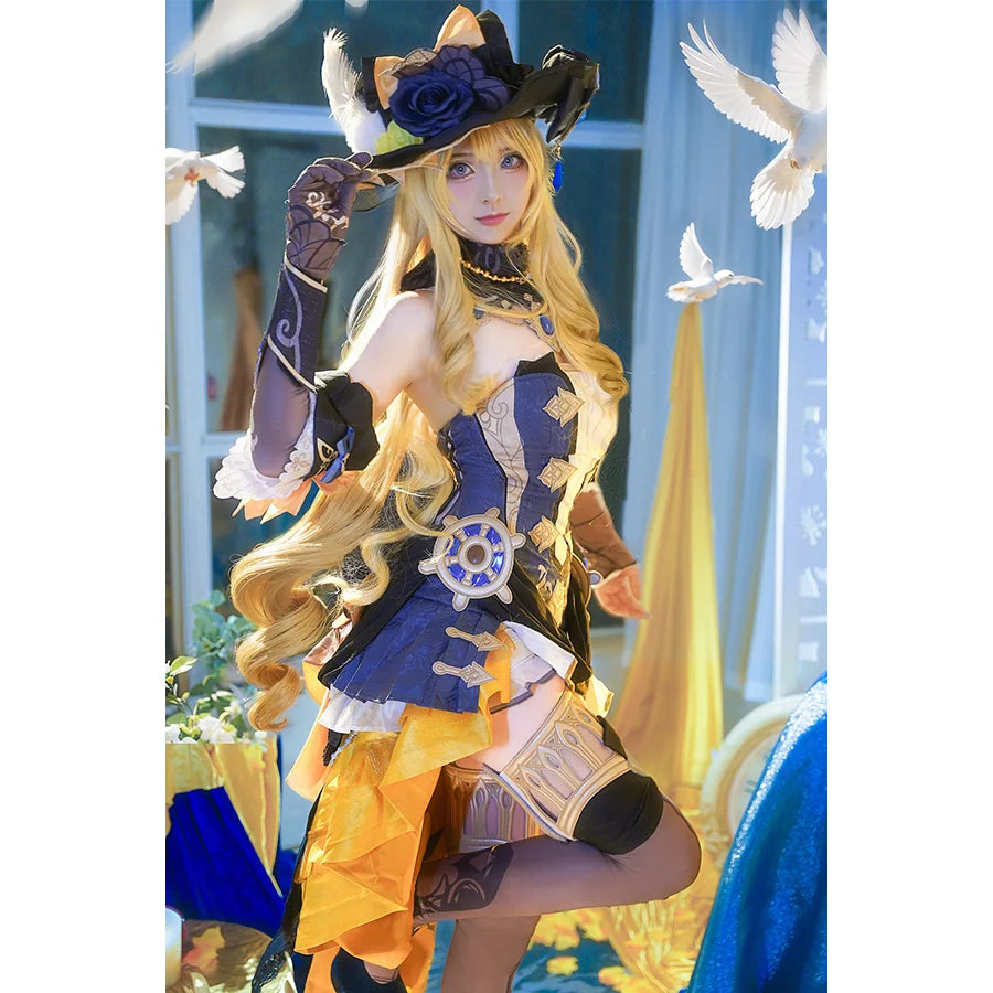 Genshin Impact Navia Cosplay Costume C08505 Aaa Costumes
