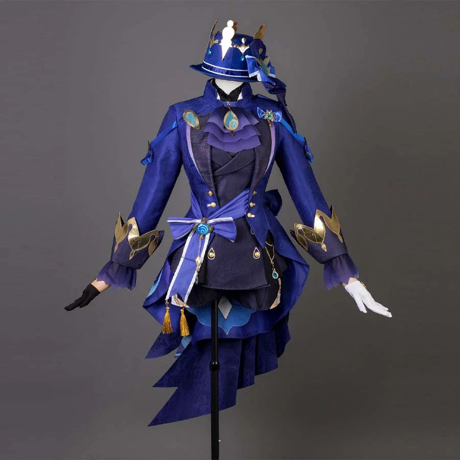Genshin Impact Black Furina Hydro Archon Cosplay Costume N08739E B Costumes
