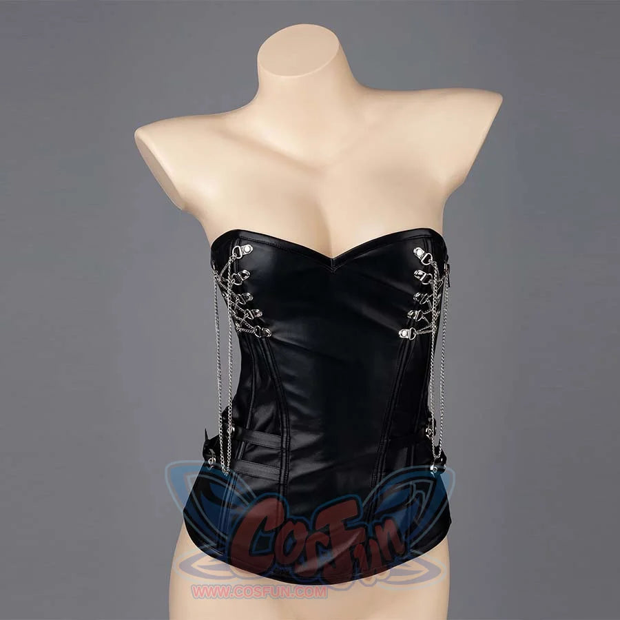 COSFUN Original Vintage Black Chain Strapless Corset Vest FAN0022 Sweatshirt