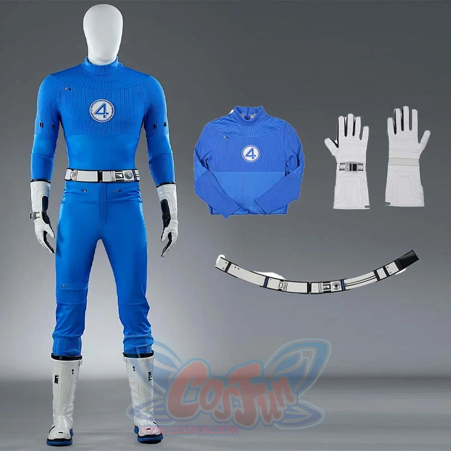 Fantastic Four Reed Richards Cosplay Costume N09537 XS Costumes