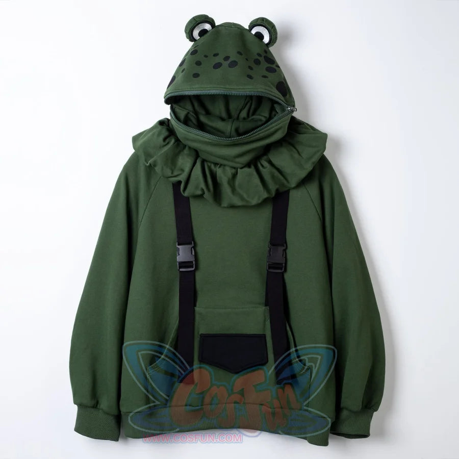 The Frog Prince Green Hoodie cosfun