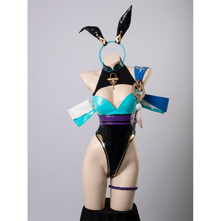 PRE-SALE COSFUN Gesnhin Impact Scaramouche Wanderer Derivative Bunny Girl Bodysuit Swimsuit FY0002