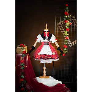 Kids Genshin Impact Klee Blossoming Starlight Cosplay Costume Childrens Wear C08263 A Costumes
