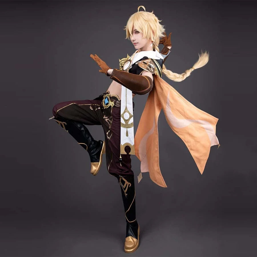 【CLEARANCE】Game Genshin Impact The Same Style of Aether Cosplay Costumes N00098 AAA Costumes