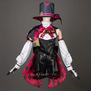Genshin Impact Lyney Cosplay Costume C08571E B Women / Xs Costumes
