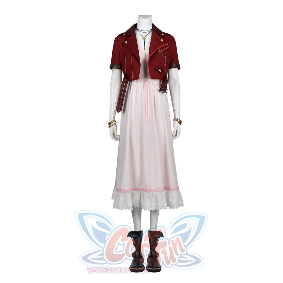 Aerith Gainsborough Cosplay Costume from Final Fantasy VII Rebirth COSFUN - cosfun Aerith Gainsborough Cosplay Costume from Final Fantasy VII Rebirth COSFUN - cosfun