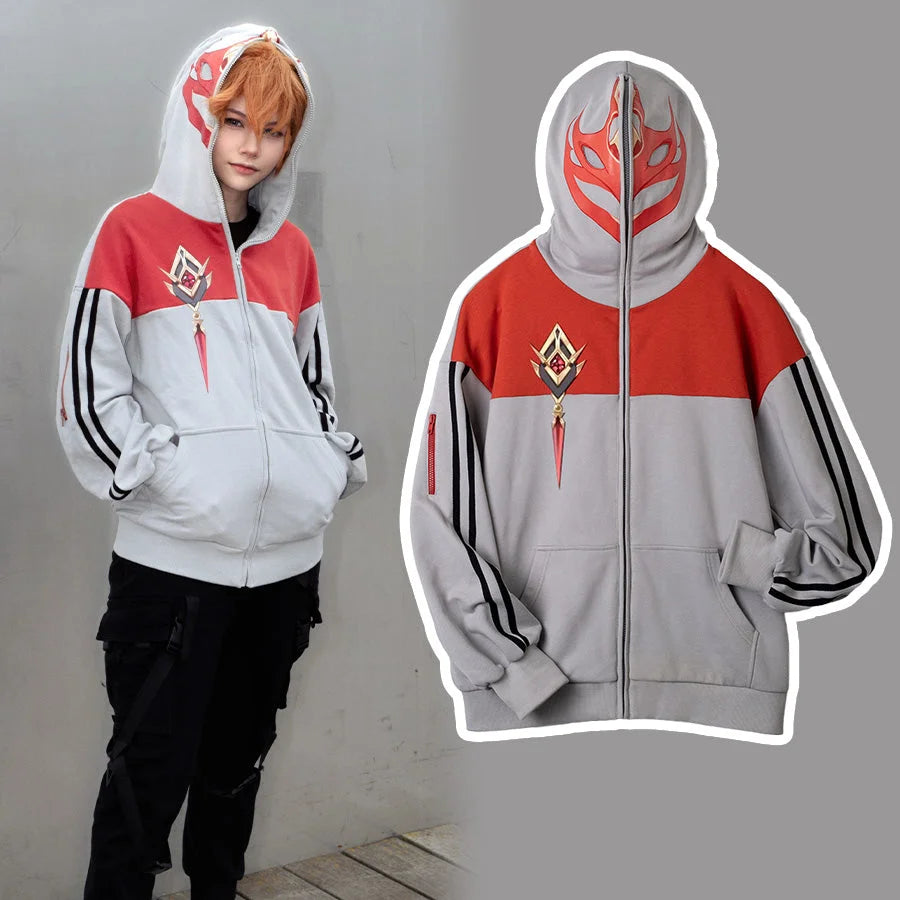 Genshin Childe hoodie full view