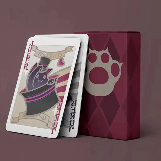 Genshin Impact Lyney Lynette Poker Card C08557 Costumes