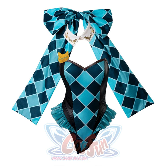 Genshin Impact Lynette Cosplay Derivative Bodysuit Swimsuit Fy0019 In Stock (2 Business Days) / Xs