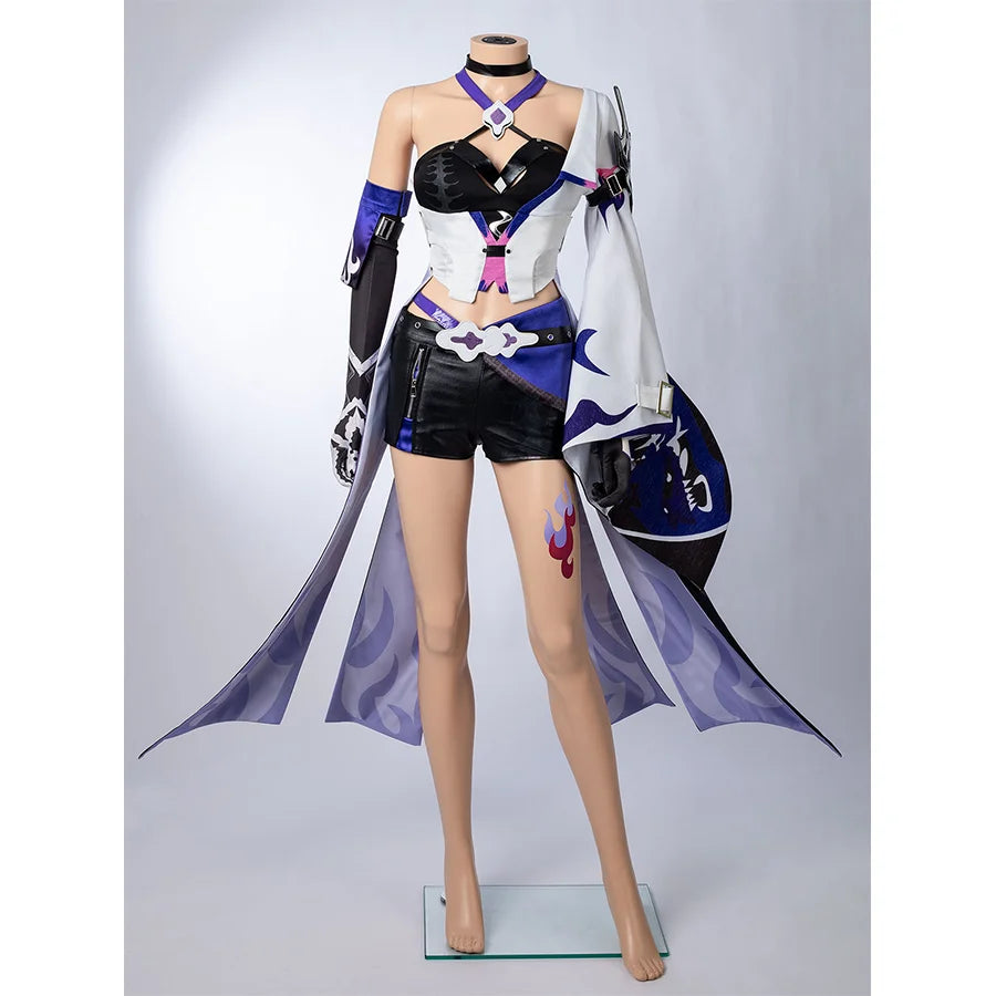 Honkai: Star Rail Acheron Cosplay Costume C09026E B Women / Xs Costumes