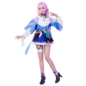 Honkai: Star Rail March 7Th Cosplay Costume/Shoes C07990 Aaa Women / Costume-S Costumes