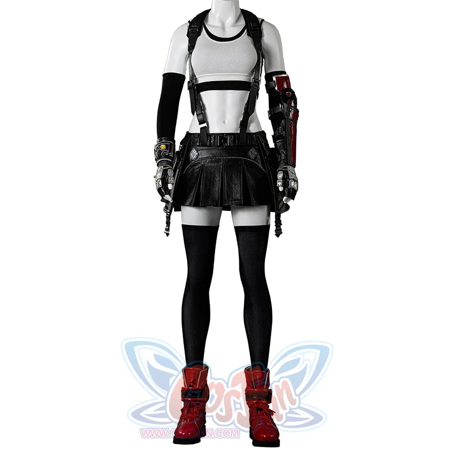 Final Fantasy Vii Rebirth Ff7R Tifa Lockhart Cosplay Costume C09142 Aa + Women / Costume-Xs Costumes