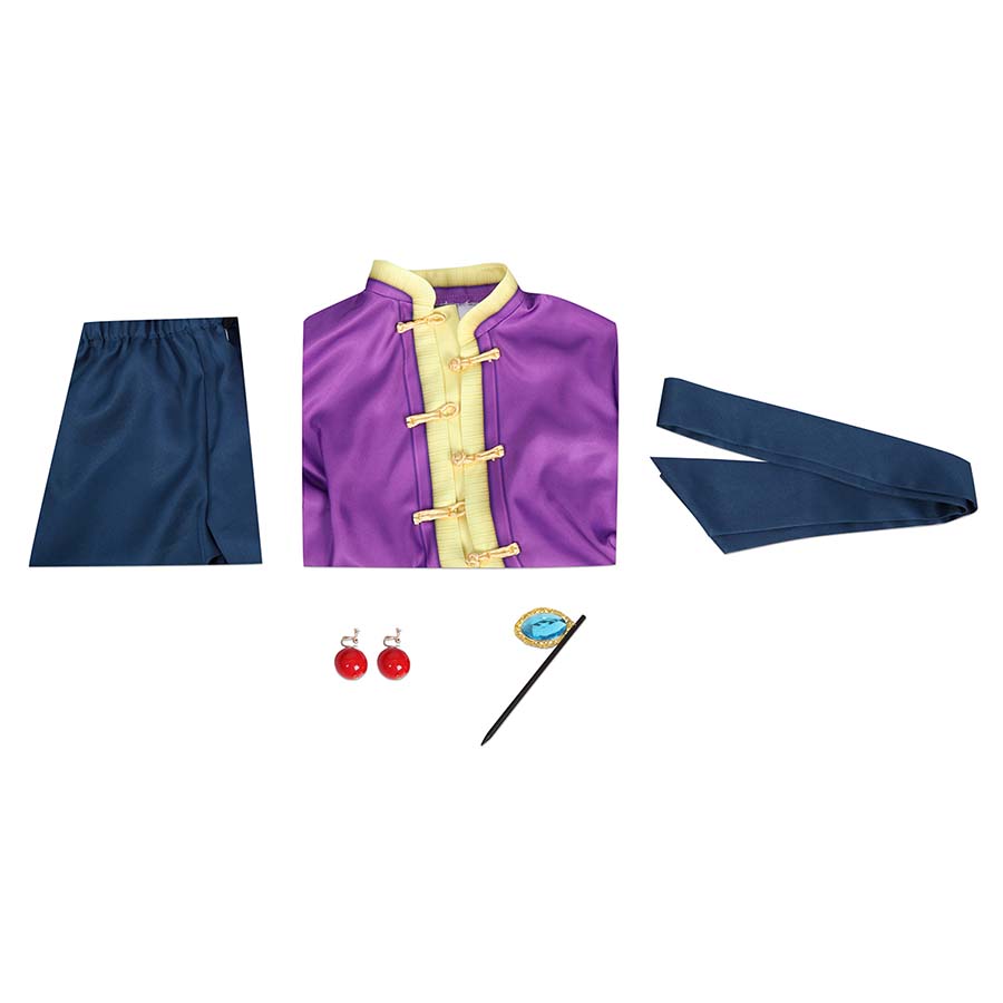 【Kid Cosplay】Princess Peach: Showtime! Kung Fu Peach Cosplay Costume N08955