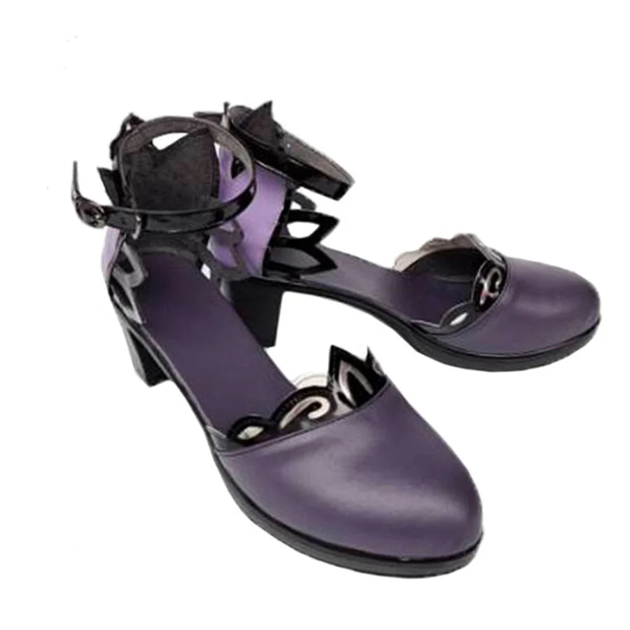 Game Genshin Impact Keqing Opulent Splendor Cosplay Shoes C01008 Cn 35 & Boots