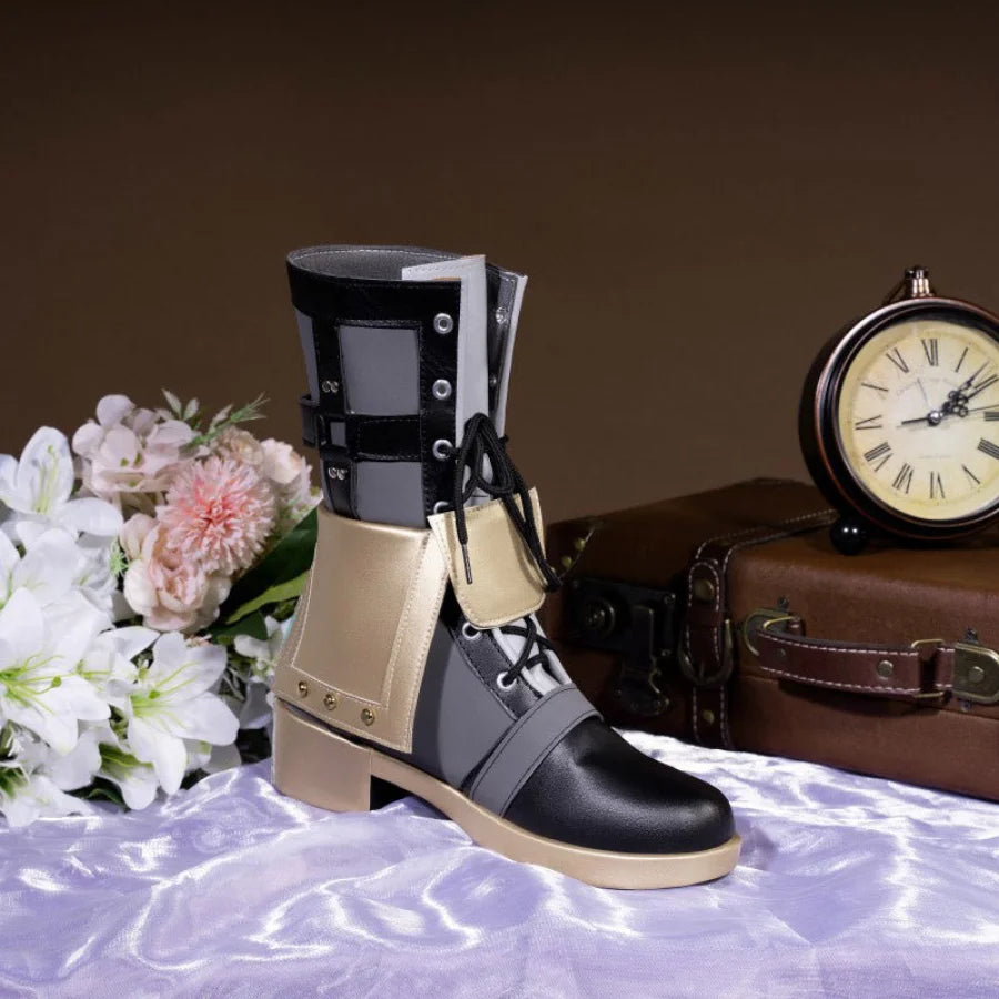 Genshin Impact Freminet Cosplay Shoes C08547 Women / Cn 35 & Boots