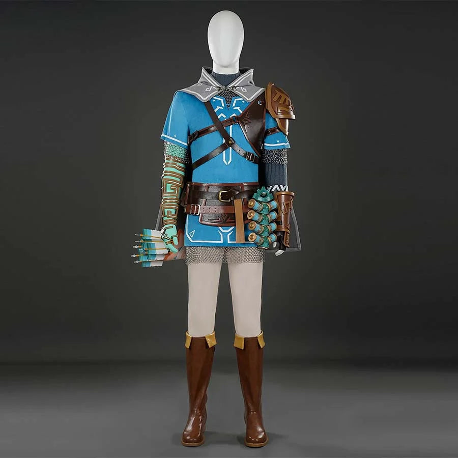 The Legend of Zelda: Tears of the Kingdom Link Cosplay Costume N09219S Costumes