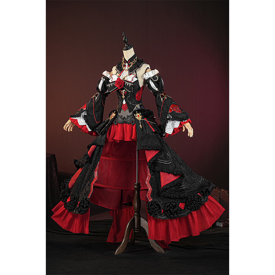 Honkai Impact 3 Theresa Apocalypse Lunar Vow: Crimson Love Skin Cosplay Costume C08822