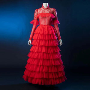 【READY TO SHIP】Beetlejuice Beetlejuice Lydia Deetz Cosplay Costume BST0100 Costumes