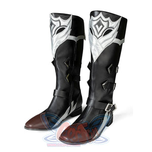 Genshin Impact Red Dead Of Night Diluc Cosplay Costume C07691 Aaa Men / Shoes-#37 Costumes