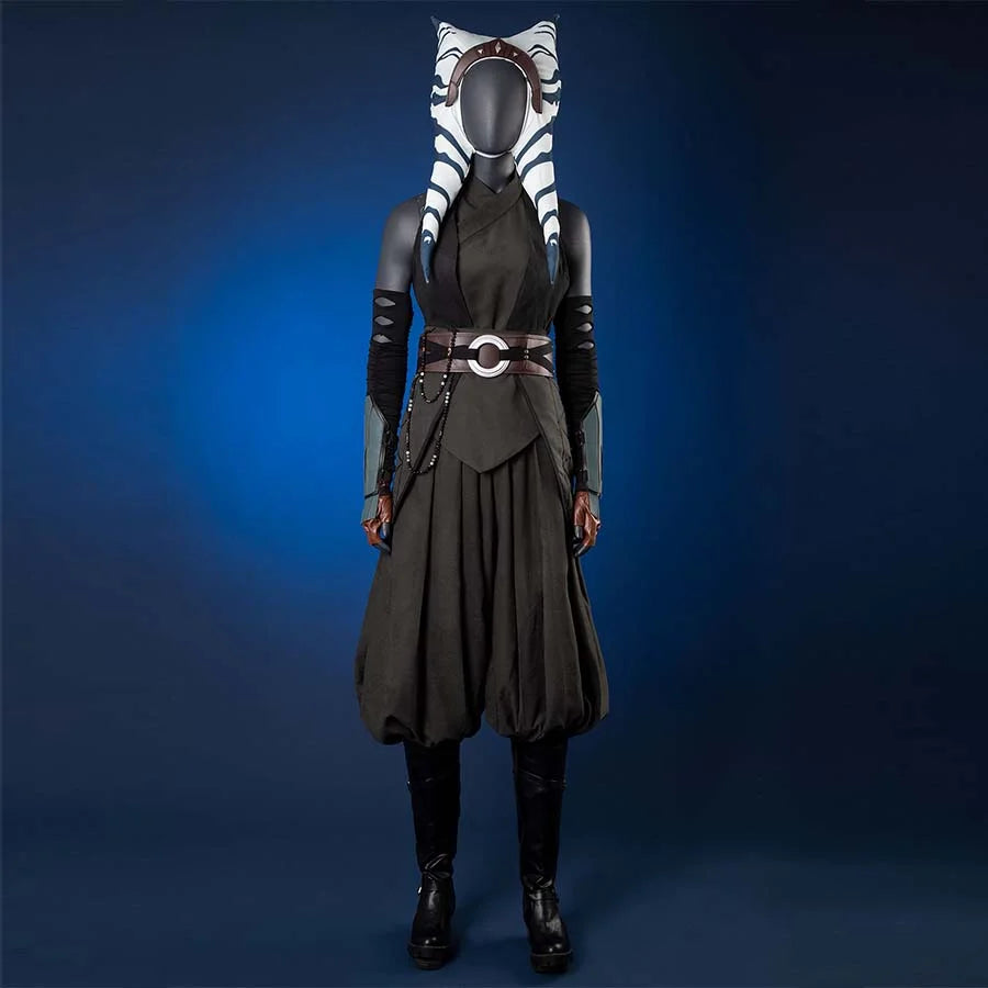【READY TO SHIP】The Mandalorian Ahsoka Tano Cosplay Costume N08589 Costumes
