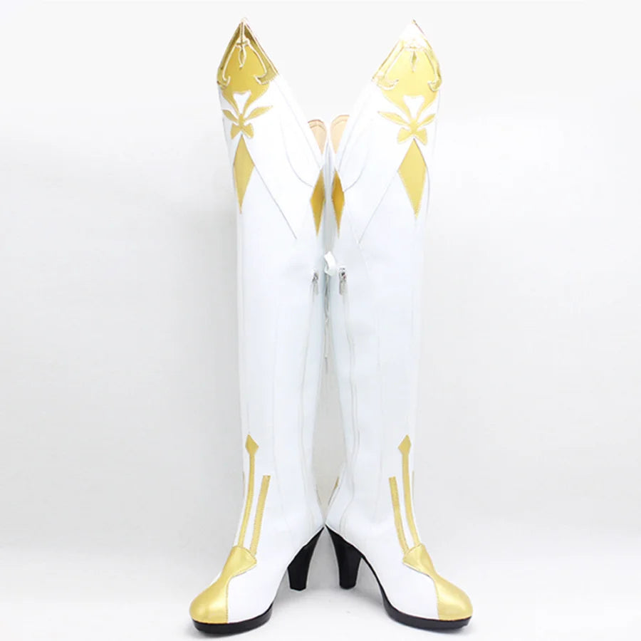 Genshin Impact Jean Cosplay Shoes Women Boots C00964 Cn 35 &
