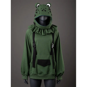 The Frog Prince Green Hoodie If0001 S Hoodie