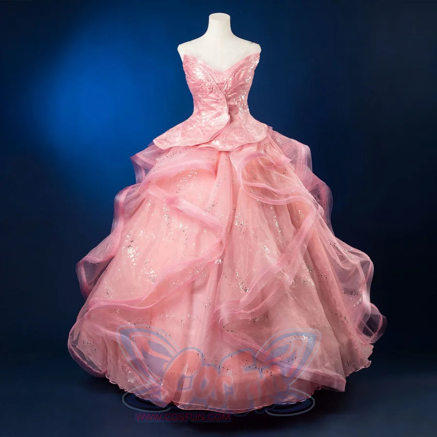 🎃 【READY TO SHIP】Formal Dress Cosplay Costume Dreamy Pink Strapless Ball Gown BST0144 Costumes