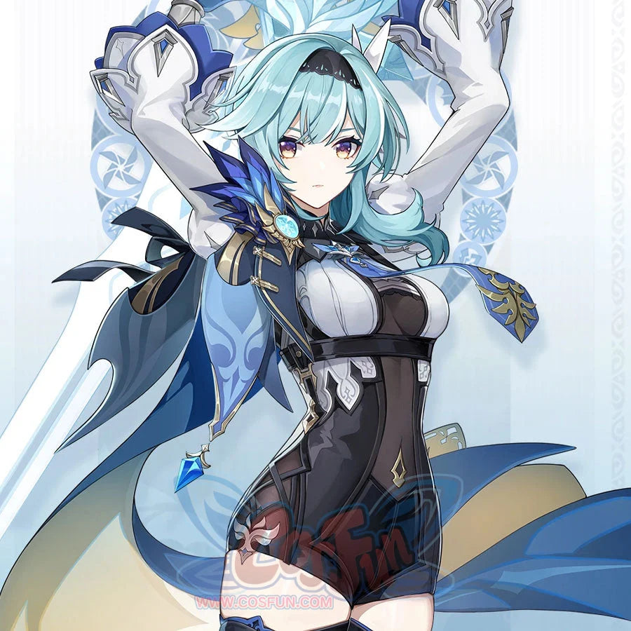 【POLL】Deposit COSFUN Gesnhin Impact Eula Derivative Cosplay Costume Sexy Outfit $1 Costumes