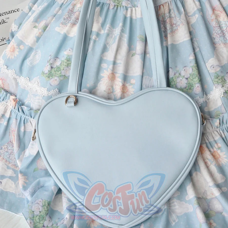 Lovely Large Size Heart-shaped Shoulder Bag S22932