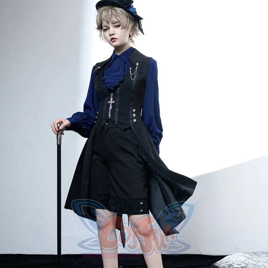 PRE-SALE Medieval Vintage Little Prince Lolita Dovetail Long Vest