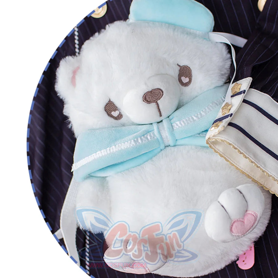 Lovely Daily Lolita Polar Bear Crossbody Bag White