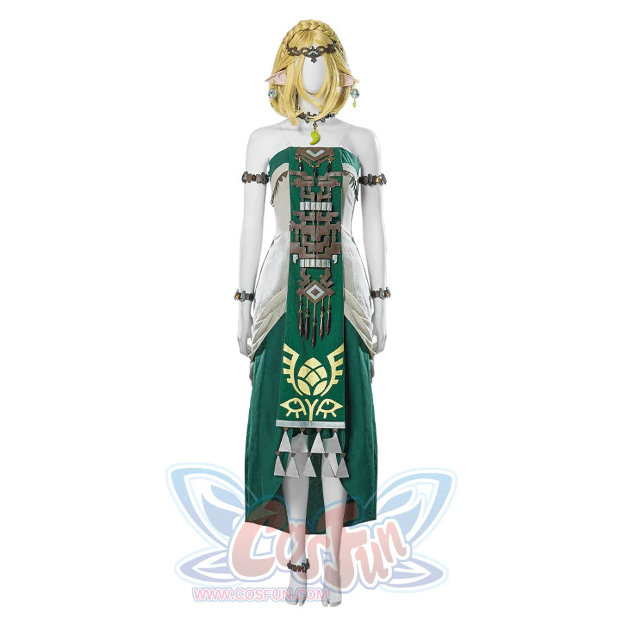 The Legend of Zelda: Tears of the Kingdom Hyrule "Princess" Zelda Cosplay Costume - cosfun The Legend of Zelda: Tears of the Kingdom Hyrule "Princess" Zelda Cosplay Costume - cosfun