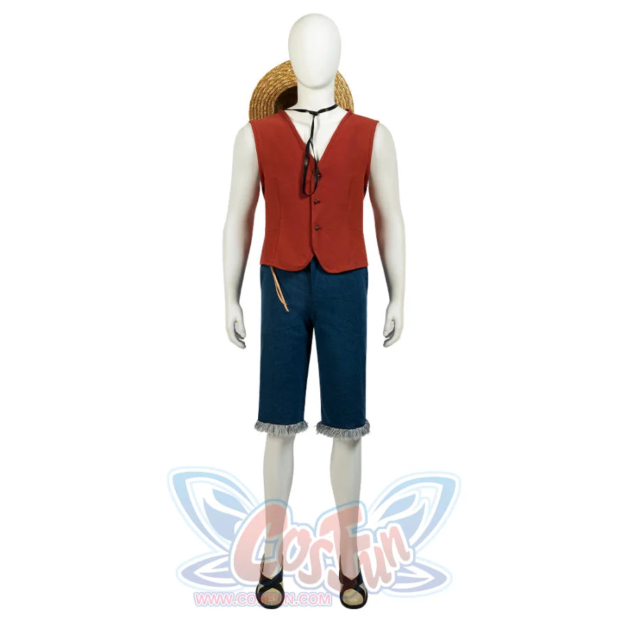 Japanese Anime Monkey D. Luffy Cosplay Costume C08338 Costumes