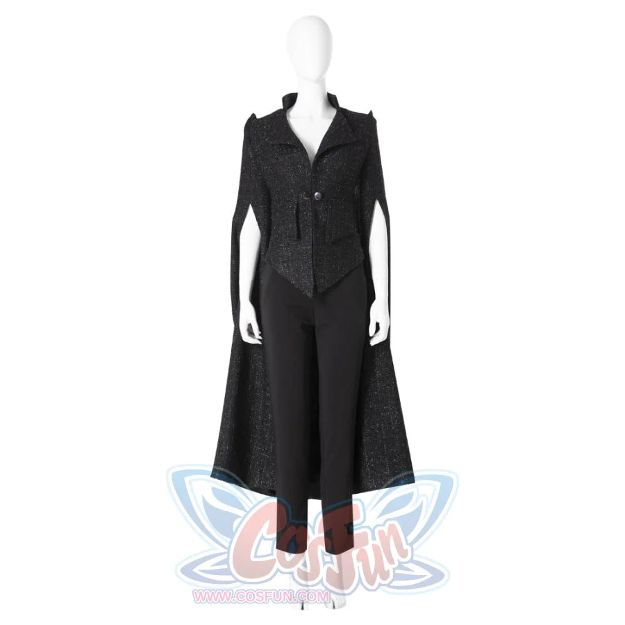 2021 Movie Cruella Estella De Vil Cosplay Black Costume C00526 Costumes