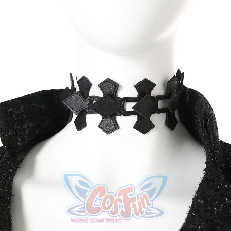 2021 Movie Cruella Estella De Vil Cosplay Black Costume C00526 Costumes