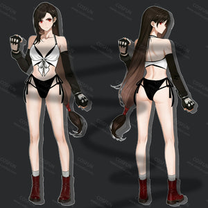 【PRE-SALE】Final Fantasy VII Tifa Lockhart Cosplay Swimsuit Women Bikini FAN0043