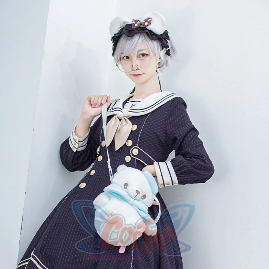 Lovely Daily Lolita Polar Bear Crossbody Bag White