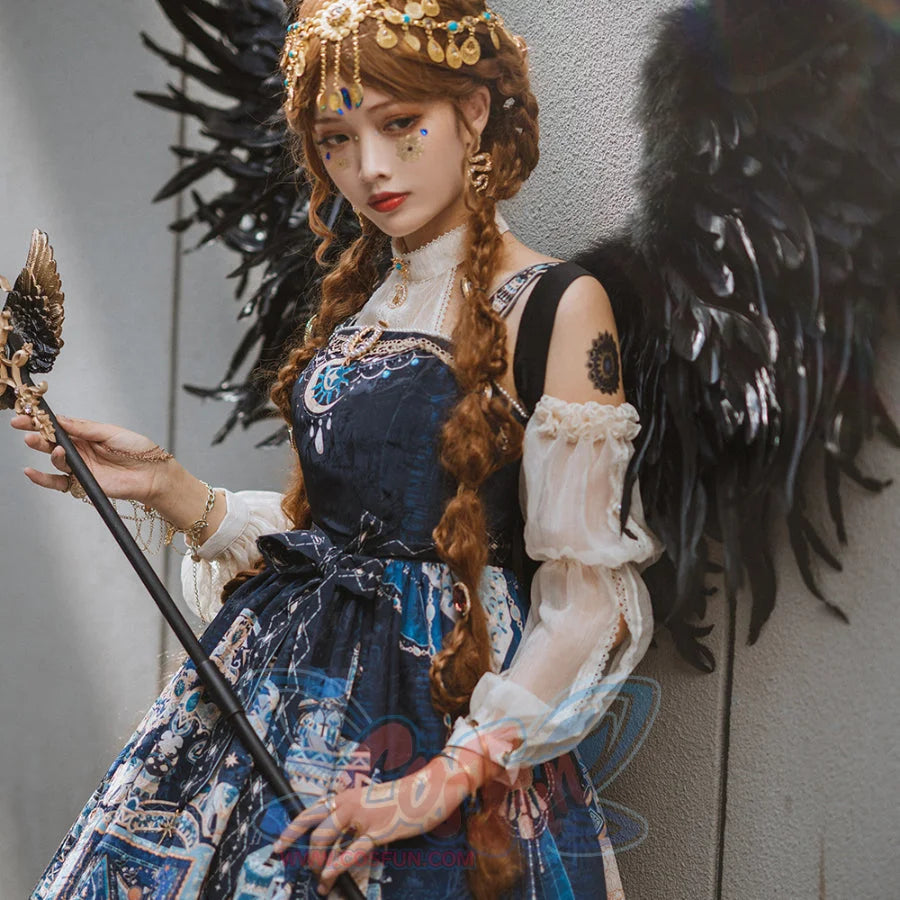 Egypt Style Lolita Thin Neck Shirt - cosfun