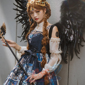 Egypt Style Lolita Thin Neck Shirt - cosfun